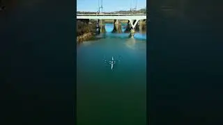 Sculling down the Schuylkill #shorts #drone #dji #philadelphia