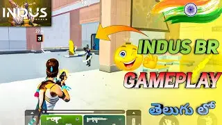 INDUS battle royale gameplay in Telugu | New unique changes in BR game | Made in India game 🥰🥰