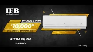 Amazon IFB AC Quiz Answers Today Win 10000 Amazon Pay Balance