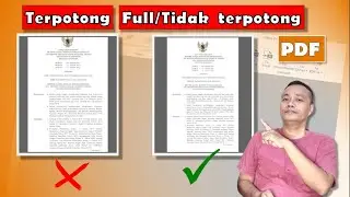 🔥 Print PDF Full Tanpa Terpotong di Kertas F4 & A4 - Gampang Banget!