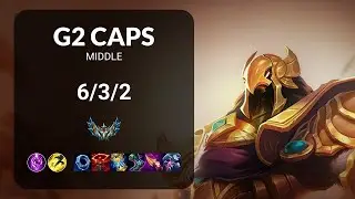 G2 Caps Azir vs Lucian MIDDLE - EUW1 CHALLENGER Patch 14.14