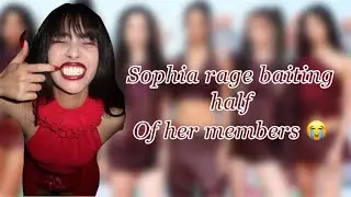 Sophia rage baiting half of her members 😭 | some of my favourite moments of her as well 💋 