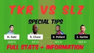 CPL2020 : TKR vs SLZ full stats + Information in Bengali: Special tips for GL + SL👍