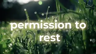 Slow Saturday | Permission to Rest