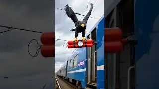A HERO EAGLE Saves Train Passengers from Explosive Disaster