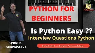 Python for Beginners class-1 | Learn python with basic | Python is Easy