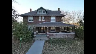 Historic Brick Prairie Style Foursquare for sale | 518 Division St, Downs, KS