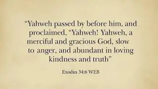 Exodus 34:6 Bible Memory Verse Song (WEB) (Full Song)