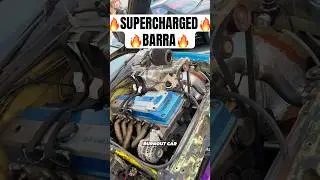 Is this cooler than a Turbo Barra⁉️ #surely #adelaide #falcon #barra #aussiecars #australia #skid