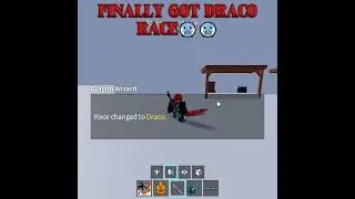 FINALLLLLY GOT DRACO RACE IN BLOX FRUITS 🥶😨. #grinding #roblox #gaming #bloxfruits #dracorace