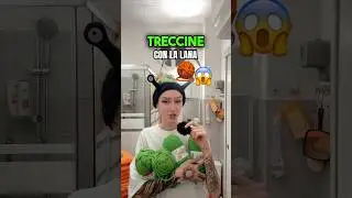 USO LA LANA PER FARMI LE TRECCINE😱💚