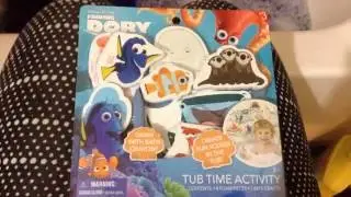 Dory Movie with Nemo bath time surprise color changing water fun with Bubbles fun for kids!!!!