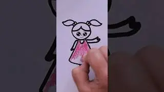 Draw a beautiful girl easily/step by step#short