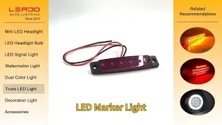 12V/24V Special Purple Color Design 6Pcs SMD2835 LED Marker Light for Cars Trucks Vehicle SUV Light
