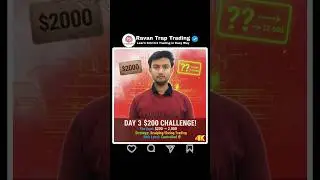 Day 3 || 30 Day Challenge 200$ Account Growth 💹📈#trading