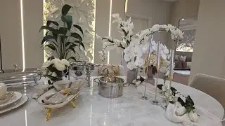 مشترياتي كبير لرمضان 🌙كملت جهزت الطولة اروع شي انك تنسق ديكور يشبهك وهاذا ذوقي الحقيقي☺️وتنظيف تنظي
