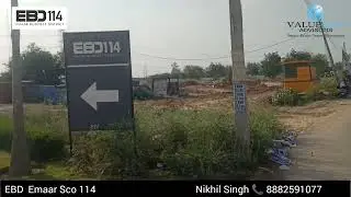 || Emaar Sco 114 | EBD Emaar | Commercial Plot 114 | Dwarka Expressway #dwarka #emaar
