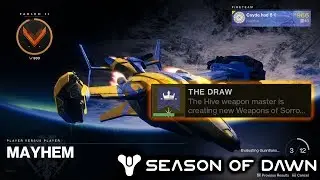 The Draw exotic quest - Best Served Cold & Blood For Blood Medal in Crucible (Mayhem)