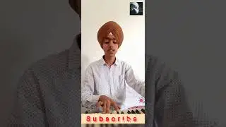 Gur Purae Charni Laya #shorts #shortvideo #harmonium #youtubeshorts