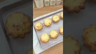 Making yummy cream corn egg tart ทาร์ตไข่ครีมข้าวโพด 🌽🌽 #shorts #youtubeshorts #viral