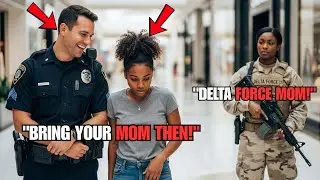 Cop Laughs at Black Girl for Saying Her Mom's in Special Forces&mdash;Until She Walks Onto The Scene