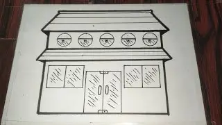 Menggambar rumah tingkat dengan mudah dan bagus