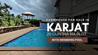 20 Guntha NA Bungalow For Sale in karjat With swimming pool 📲 9773181911