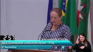 005 - Palavra livre 4, ALESSANDRA CRISTOFOLINI (MAR&Ccedil;O, DIA 1&ordm; SESS&Atilde;O ORDIN&Aacute;RIA 2021)