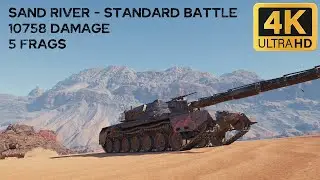 STK-2 10,8k damage 5 frags on Sand River - World of Tanks