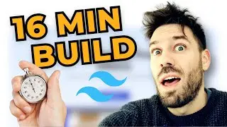 Building a Website with a Tailwind Library in 16 Minutes! [SPEED RUN]