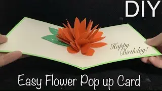 EASY FLOWER POP UP CARD TUTORIAL I DIY Birthday Card | Mother’s Day Gift Ideas | Paper Craft
