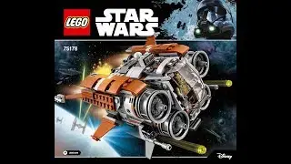 LEGO Star Wars Jakku Quad Jumper 75178 Instructions Book DIY Force Awakens