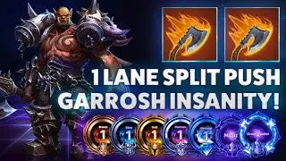 Garrosh Decimate - 1 LANE SPLIT PUSH GARROSH INSANITY! - HARDSTUCK BRONZE 5 ADVENTURES!