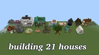I Suck At Building In Minecraft, So I Built 21 Houses