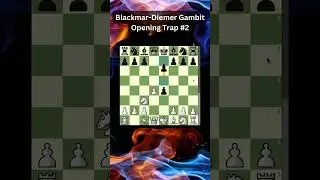 Blackmar Diemer Gambit Opening Trap #2