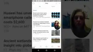 Feedly app with Sonia