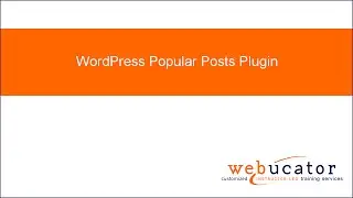 WordPress Popular Posts Plugin