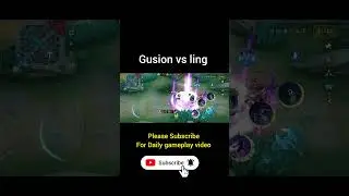 Gusion vs Ling ⚡ #gusion #shorts #mobilelegends #lingmlbb #mlbbhighlights #moba55creator