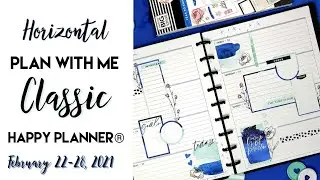 PLAN WITH ME| HORIZONTAL|The Happy Planner &reg;| Year to Shine| February 2021