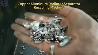 Copper Aluminum Radiator Separator Recycling Machine#machine #copperrecyclingmachine