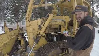 D4E Caterpillar getting ready to move to it's new home.