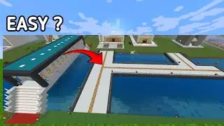 Minecraft MODERN DESIGN BRIDGES AND MODERN ROAD 🛣️ ||HOW TO MAKE MODERN HOUSE 