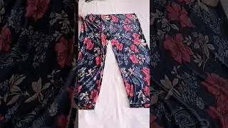 Cut a strap skirt out of stretch pants