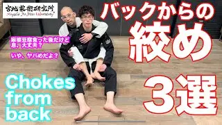 【柔術】#19 バックからの絞め ３選