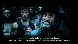 Elephas RD606 Projector Testing - Pirate Trailer