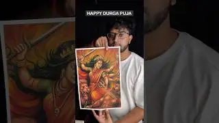 Durga Maa Drawing, #shorts #durga #durgapuja #art #drawing