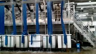 Fongs dyeing machine fabric offloading