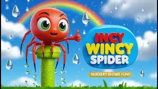Incy Wincy Spider 🕷️ | Popular Nursery Rhyme Cartoon for Kids | Baby Songs 2025