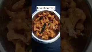 Cauliflower fry | side dish for curd rice