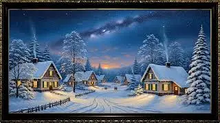 Elegant Framed Seasonal Art ✨ Vintage Oil Paintings in 4K